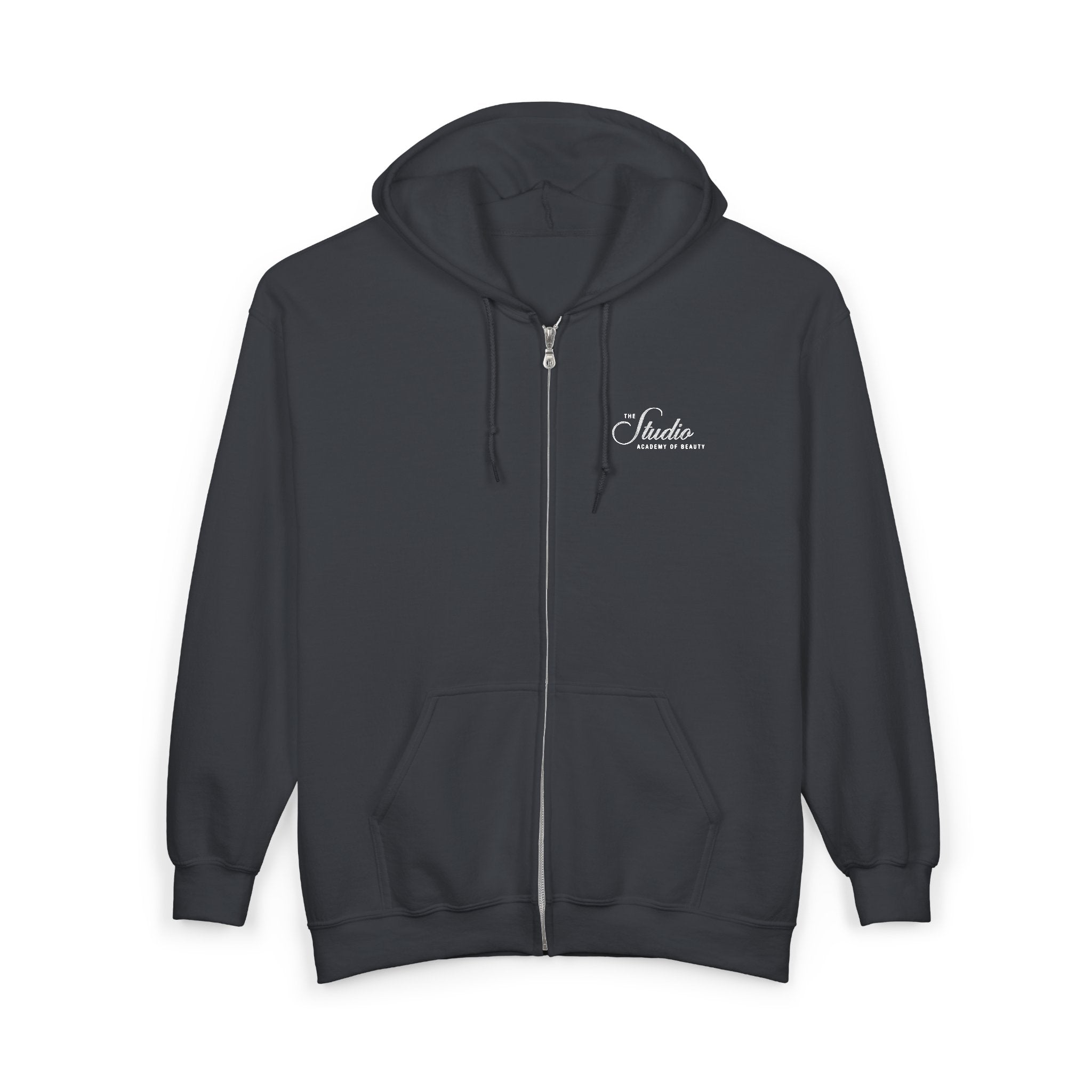 Logo Zip Hooded Sweatshirt