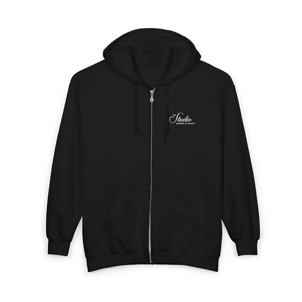 Logo Zip Hooded Sweatshirt