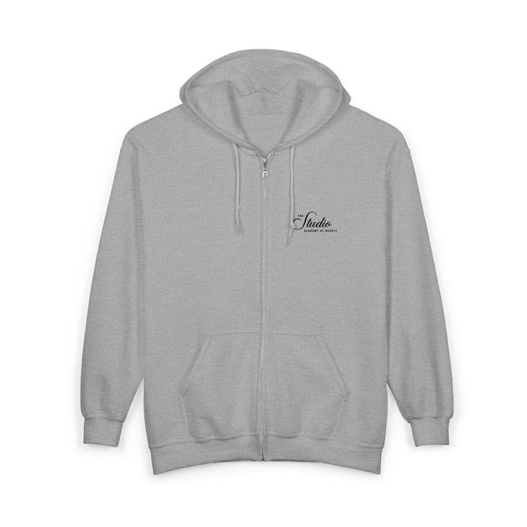 Logo Zip Hooded Sweatshirt
