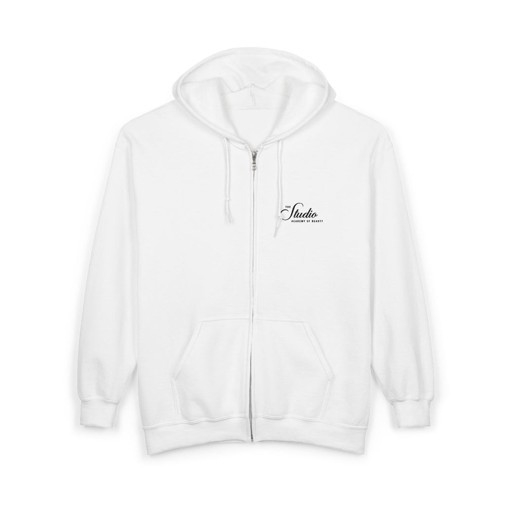 Logo Zip Hooded Sweatshirt